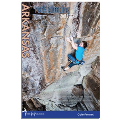 Rock climbing Arkansas guide book.